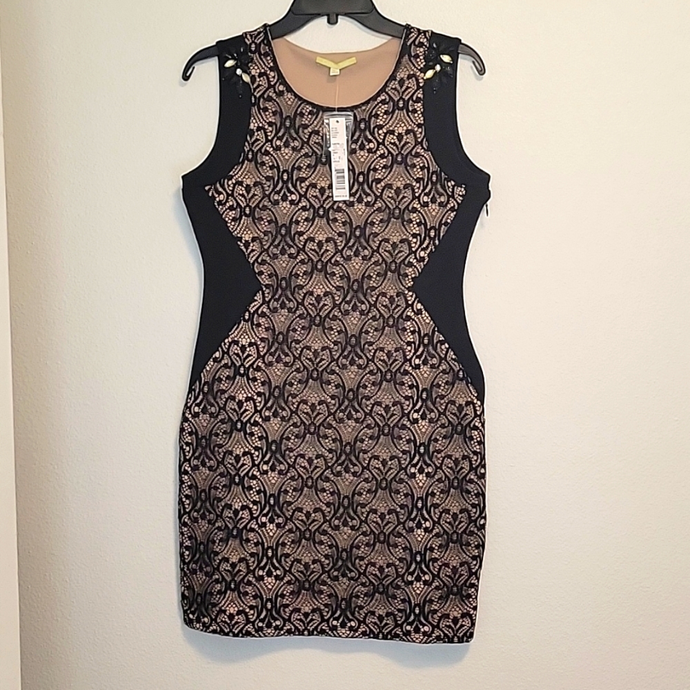 Vintage Gianni Bini Black Lace Dress